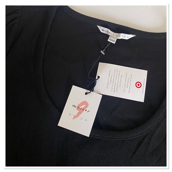 The Nines By Hatch Maternity Dress Ribbed Jersey Knit NWT - Picture 4 of 4